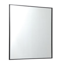 Metal Frame Square Mirror 36 Inch In Black