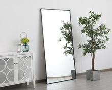 Metal Frame Rectangle Mirror 36 Inch In Black