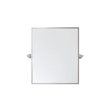 Rectangle Pivot Mirror 24X20 Inch In Silver