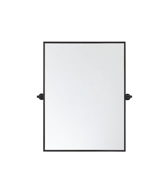 Rectangle Pivot Mirror 24X32 Inch In Black