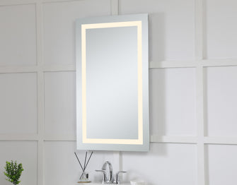 Led Hardwired Mirror Rectangle W24H40 Dimmable 3000K