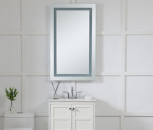 Led Hardwired Mirror Rectangle W24H40 Dimmable 3000K