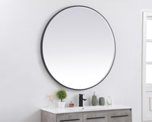 Pier 48 Inch Led Mirror With Adjustable Color Temperature 3000K/4200K/6400K In Black