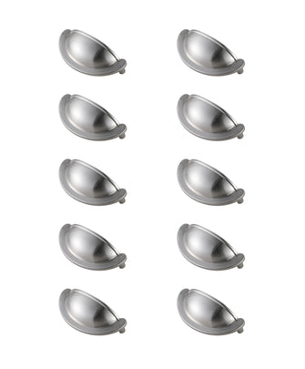 Claude 2-3/4" Center To Center Brushed Nickel Cup Bar Pull Multipack (Set Of 10)