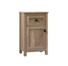 18 Inch Wide Bathroom Storage Freedstanding Cabinet In Natural Oak