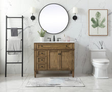 40 Inch Single Bathroom Vanity In Driftwood