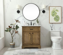 30 Inch Single Bathroom Vanity In Driftwood