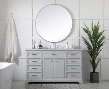 60 Inch Single Bathroom Vanity In Grey