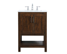 24 Inch Single Bathroom Vanity In Espresso