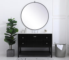 48 Inch Single Bathroom Vanity In Black