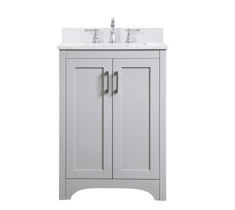 24 Inch Single Bathroom Vanity In Grey