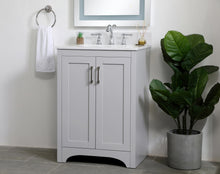 24 Inch Single Bathroom Vanity In Grey