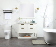42 Inch Single Bathroom Vanity In White
