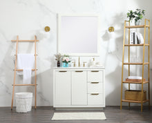 42 Inch Single Bathroom Vanity In White