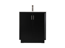 30 Inch Single Bathroom Vanity In Black