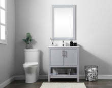 30 Inch Single Bathroom Vanity In Grey