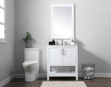30 Inch Single Bathroom Vanity In White