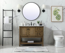 42 Inch Single Bathroom Vanity In Driftwood