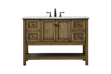48 Inch Single Bathroom Vanity In Driftwood