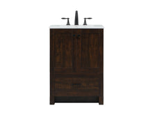 24 Inch Single Bathroom Vanity In Expresso