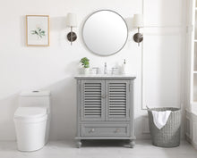 30 Inch Single Bathroom Vanity In Grey