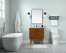 30 Inch Single Bathroom Vanity In Teak