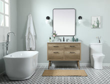 42 Inch Single Bathroom Vanity In Natural Oak