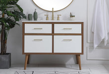 42 Inch Bathroom Vanity In White