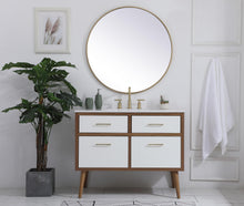 42 Inch Bathroom Vanity In White