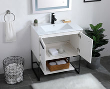 30 Inch Single Bathroom Vanity In White