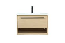 30 Inch Single Bathroom Vanity In Maple