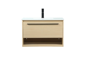 30 Inch Single Bathroom Vanity In Maple