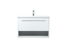 30 Inch Single Bathroom Vanity In White