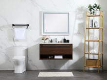 40 Inch Single Bathroom Vanity In Walnut