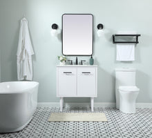 30 Inch Single Bathroom Vanity In White