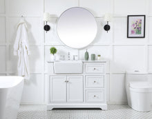 42 Inch Single Bathroom Vanity In White