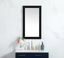 Aqua Vanity Mirror 18X32 Inch In Black