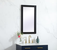 Aqua Vanity Mirror 18X32 Inch In Black