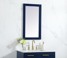 Aqua Vanity Mirror 18X32 Inch In Blue