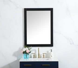 Aqua Vanity Mirror 24X32 Inch In Black