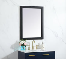 Aqua Vanity Mirror 24X32 Inch In Black