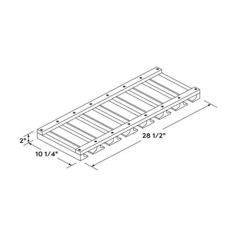 Craft Cabinetry Shaker Black Wall Glass Rack Image Specifications