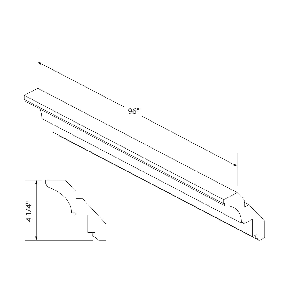Craft Cabinetry Shaker White LCM8 Image Specifications