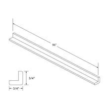 Craft Cabinetry Shaker Aqua Outside Corner Molding Image Specifications