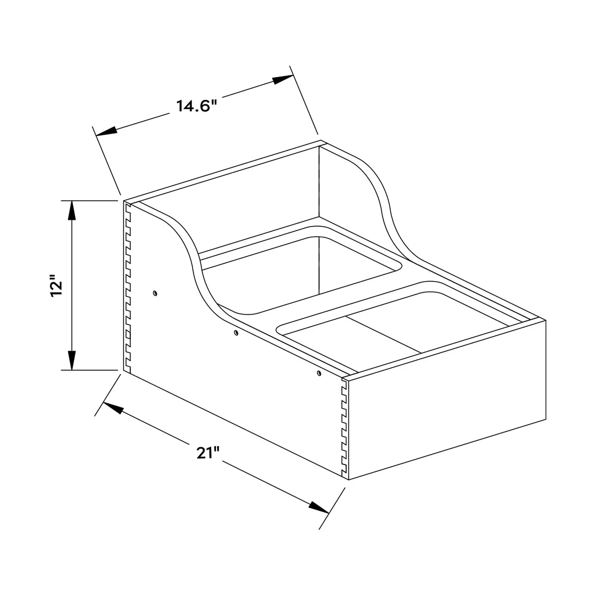 Trash Can Holder by Craft