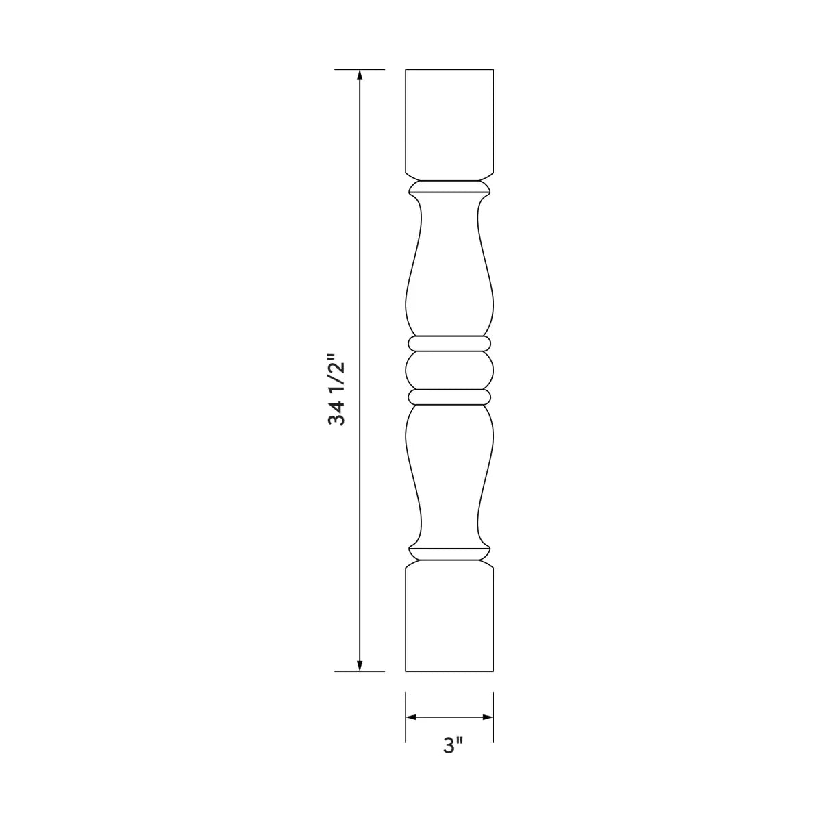 Craft Cabinetry Shaker Rift Oak Pole Image Specifications