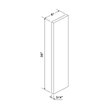 Craft Cabinetry Shaker Blue 6"W x 36"H Wall Filler Image Specifications